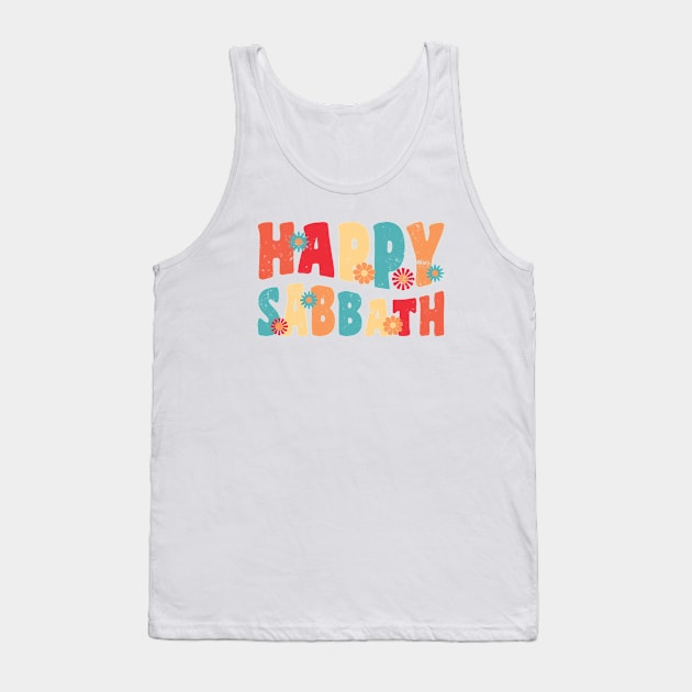 Happy Sabbath Tank Top by DPattonPD